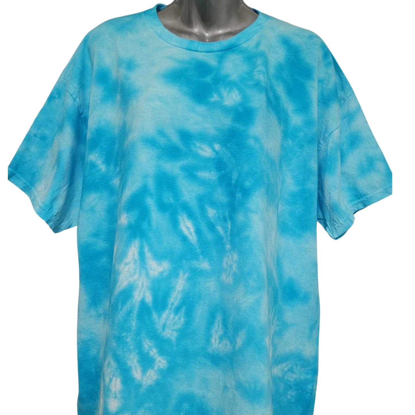 Ice Tie Dye Crewneck T-shirt Blue Skies